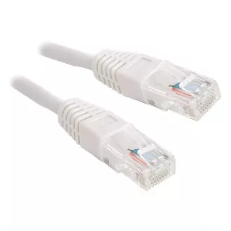 XtendLan patch kabel Cat5E, UTP - 0, 5m, bílý (prodej po 10 ks)