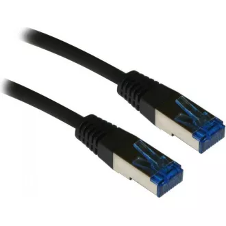 XtendLan patch kabel Cat6A, SFTP, LS0H - 3m, černý