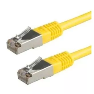 XtendLan patch kabel Cat5E, FTP - 5m, žlutý XtendLan patch kabel Cat5E, FTP - 5m, žlutý
