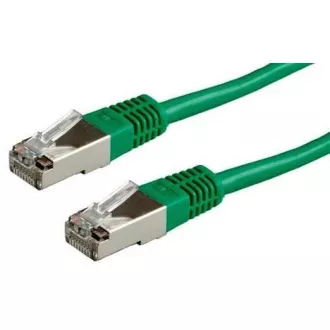 XtendLan patch kabel Cat5E, FTP - 5m, zelený XtendLan patch kabel Cat5E, FTP - 5m, zelený