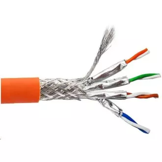 S/FTP kabel LEXI-Net, Cat6A, LS0H, B2ca-s1a, d0, a1, oranžový, 500m, cívka S/FTP kabel LEXI-Net, Cat6A, LS0H, B2ca-s1a, d0, a1, oranžový, 500m, cívka