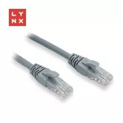 LYNX UTP patch kabel Cat6, PVC, 10m, šedý