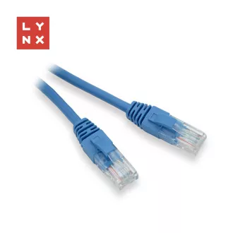 LYNX UTP patch kabel Cat5e, PVC, CCA, 2m, modrý LYNX UTP patch kabel Cat5e, PVC, CCA, 2m, modrý