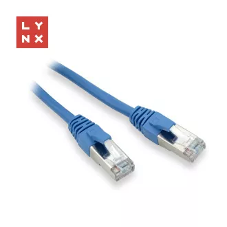 LYNX FTP patch kabel Cat5e PVC, CCA, 7m, modrý LYNX FTP patch kabel Cat5e PVC, CCA, 7m, modrý