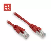 LYNX FTP patch kabel Cat5e PVC, CCA, 5m, červený