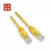 LYNX UTP patch kabel Cat5e, PVC, CCA, 2m, žlutý