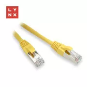 LYNX FTP patch kabel Cat5e PVC, CCA, 3m, žlutý