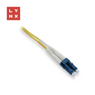 LYNX duplexní patch kabel SM, OS2, LC/LC, 9/125µm, 15m