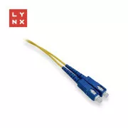 LYNX duplexní patch kabel SM, OS2, SC/SC, 9/125µm, 1m