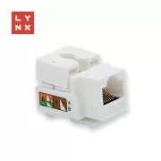 LYNX keystone UTP Cat5e, 90 stp., bílý