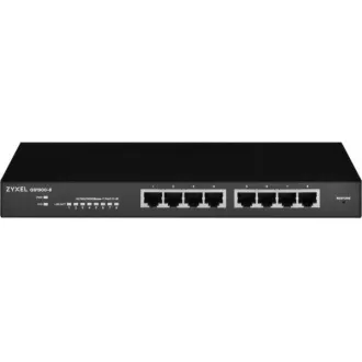 Zyxel GS1900-8 8-port Desktop Gigabit Web Smart switch: 8x Gigabit metal, IPv6, 802.3az (Green), fanless v2