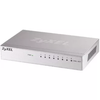 Zyxel GS1900-8 8-port Desktop Gigabit Web Smart switch: 8x Gigabit metal, IPv6, 802.3az (Green), fanless v2