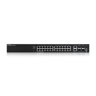 Zyxel XGS2220-30, L3 Access Switch, 24x1G RJ45 2x10mG RJ45, 4x10G SFP+ Uplink, incl. 1 yr NebulaFlex Pro