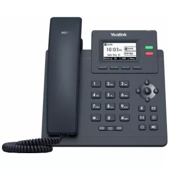 Yealink SIP-T31 IP telefon, 2, 3" 132x64 grafický, 2x RJ45 10/100, 2x SIP, s adaptérem