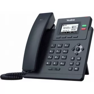Yealink SIP-T31 IP telefon, 2, 3" 132x64 grafický, 2x RJ45 10/100, 2x SIP, s adaptérem