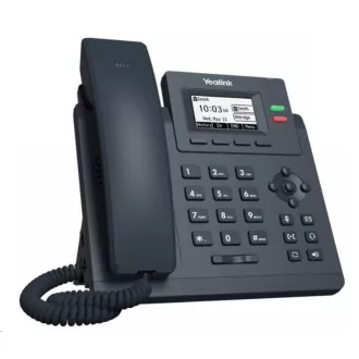 Yealink SIP-T31P IP telefon, 2, 3" 132x64 grafický, 2x RJ45 10/100, PoE, 2x SIP, s adaptérem
