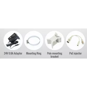 MikroTik SXT SA5 ac, 720MHz CPU, 128MB RAM, 1x LAN, integr. 5GHz Wi-Fi, 2x13dBi, 802.11a/n/ac, vč. L4 licence