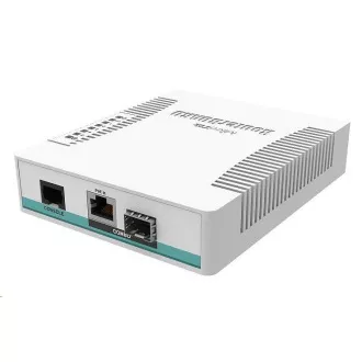 MikroTik Cloud Router Switch CRS106-1C-5S, 400MHz CPU, 128MB RAM, 1xGLAN/SFP, 5xSFP slot, vč. L5 licence