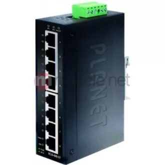 Planet switch IGS-801T, průmysl.verze 8x10/100/1000, DIN, IP30, -40 až 75°C, 12-48V Planet switch IGS-801T, průmysl.verze 8x10/100/1000, DIN, IP30, -40 až 75°C, 12-48V