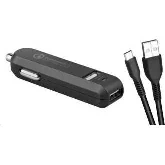AVACOM CarMAX 2 nabíječka do auta 2x Qualcomm Quick Charge 2.0, černá barva (micro USB kabel) AVACOM CarMAX 2 nabíječka do auta 2x Qualcomm Quick Charge 2.0, černá barva (micro USB kabel)
