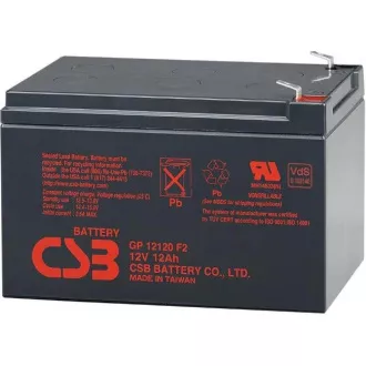 CSB 12V 5, 1Ah olověný akumulátor HighRate F2 (HR1221WF2)