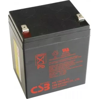 CSB 12V 5, 1Ah olověný akumulátor HighRate F2 (HR1221WF2)