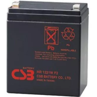 CSB 12V 5, 1Ah olověný akumulátor HighRate F2 (HR1221WF2)