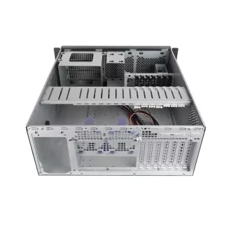 CHIEFTEC skříň Rackmount 4U ATX/mATX, UNC-409S-B, 400W PSF-400B, černá