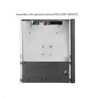 CHIEFTEC skříň Compact Series/mini ITX, IX-06B-OP, Black, bez zdroje