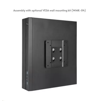CHIEFTEC skříň Compact Series/mini ITX, IX-06B-OP, Black, bez zdroje