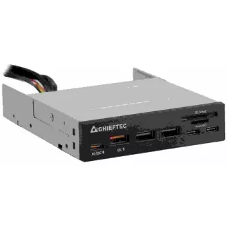 CHIEFTEC čtečka karet CRD-908H, 3, 5", USB 3.2 Hub