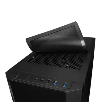 CHIEFTEC skříň AS-01B-OP, mini-ITX, Black, bez zdroje