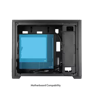 CHIEFTEC skříň BX-MESH, mATX, 1xUSB-C 3.1, 1xUSB 3.1, 1x 120mm Fan, černá
