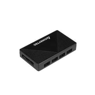 CHIEFTEC skříň APEX LUMO, E-ATX, 1x USB-C 3.2, 2x USB 3.0, 4x 140mm ARGB Fan, ARGB Hub, černá
