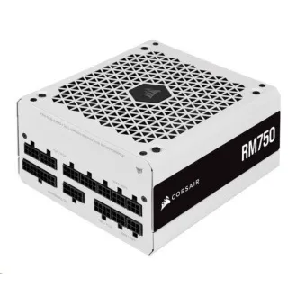CORSAIR zdroj, RM750-80 PLUS Gold (ATX, 750W, Modular), bílá