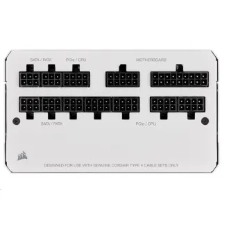 CORSAIR zdroj, RM750-80 PLUS Gold (ATX, 750W, Modular), bílá