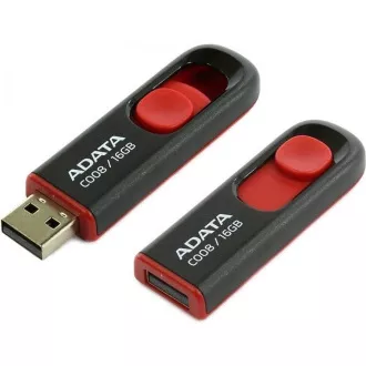 ADATA Flash Disk 8GB C008, USB 2.0 Classic, černá ADATA Flash Disk 8GB C008, USB 2.0 Classic, černá