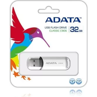 ADATA Flash Disk 32GB C906, USB 2.0 Classic, bílá