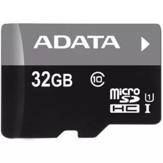 ADATA MicroSDHC karta 32GB UHS-I Class 10 + SD adaptér, Premier ADATA MicroSDHC karta 32GB UHS-I Class 10 + SD adaptér, Premier