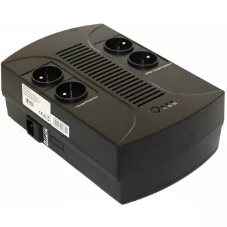 EUROCASE UPS EA200PLUS EVO2 850VA line interactive, 4x CZ zásuvka, RJ11, USB data