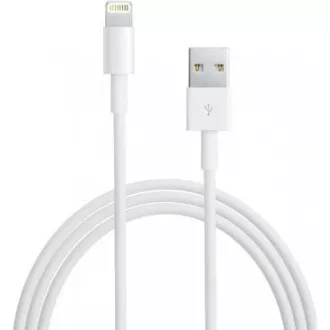 APPLE USB kabel s lightning konetorem - bílý (bulk balení) 1m