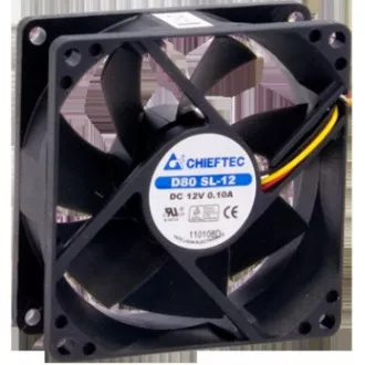 CHIEFTEC větrák AF-0825S, 80x80x25 mm Sleeve Fan, with 3/4pin connector