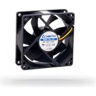 CHIEFTEC větrák AF-0825S, 80x80x25 mm Sleeve Fan, with 3/4pin connector