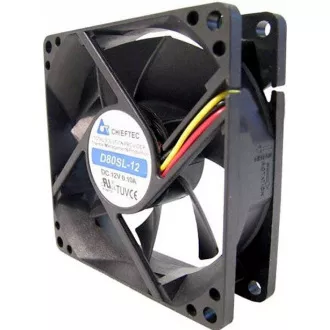 CHIEFTEC větrák AF-0825S, 80x80x25 mm Sleeve Fan, with 3/4pin connector