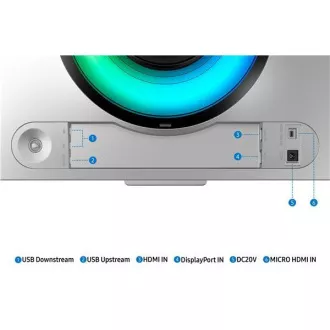 SAMSUNG MT LED LCD 49" Odyssey OLED G9(G95SC)Smart LS49CG950SUXDU-prohnutý, OLED, 5120x1440 Double QHD, 0, 03ms, 240Hz, HDM, DP