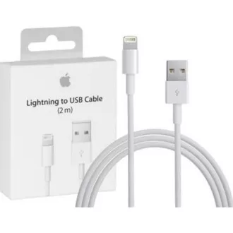 APPLE USB kabel s lightning konetorem - bílý (bulk balení) 2m