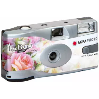 Agfaphoto LeBox Wedding Flash 400/27 - jednorázový analogový fotoaparát