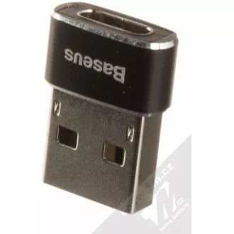Baseus adaptér USB samec na USB-C samice 3A, OTG, černá