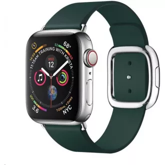 COTEetCI kožený magnetický řemínek Nobleman pro Apple Watch 42 / 44mm zelená