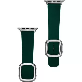 COTEetCI kožený magnetický řemínek Nobleman pro Apple Watch 42 / 44mm zelená